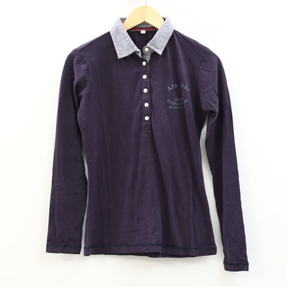 Napapijri Printed Long Sleeve Polo T-Shirt Top S