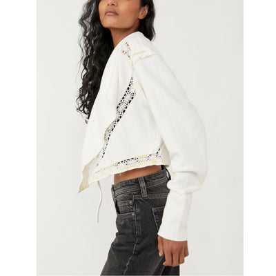 Free People We The Free Lost Cause Cardi Blouse Top