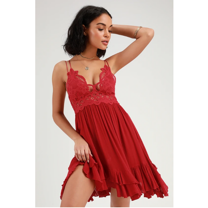 Free People FP One Adella Slip Mini Dress