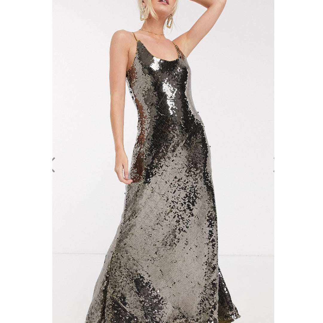 ASOS DESIGN Petite Cami Embellished Maxi Dress