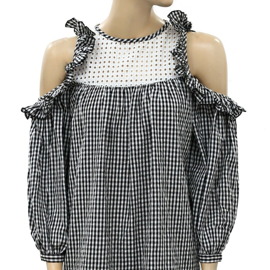 free people eyelet mini dress FREE PEOPLE LAVENDER JANIE EYELET MINI DRESS SMALL