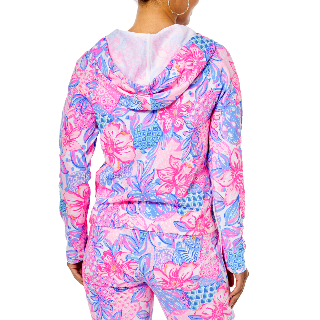 Lilly Pulitzer Kiawah Cropped Hoodie Top
