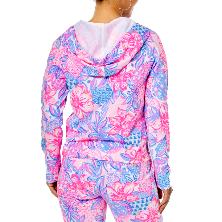 Lilly Pulitzer Kiawah Cropped Hoodie Top
