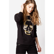 Zadig & Voltaire Upper Skull Sweatshirt Pullover Top M
