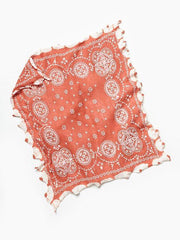 Bundle Of 2 PCS Free People Heirloom Embroidered Bandana Scarves