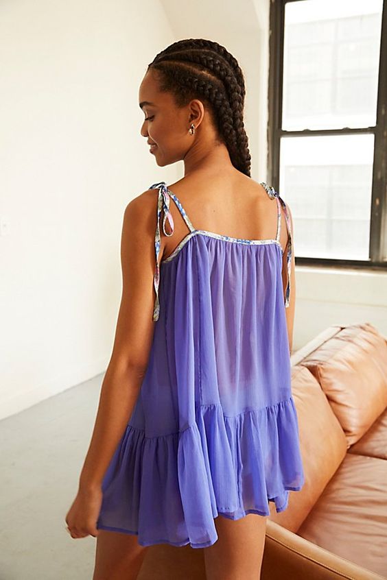 Free People Intimately Bali Sweet Nothing Slip Mini Dress