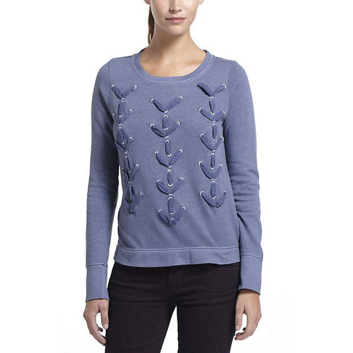 Lilka Anthropologie Fisherman Knot Terry Pullover Top