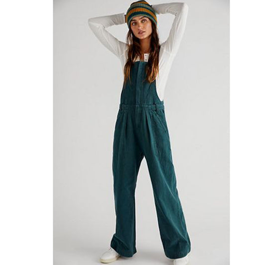Free People Think About Me Tailored Overalls Jumpsuit