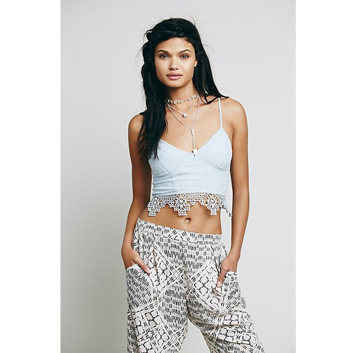 Free People FP One Geo Bralette Crop Top