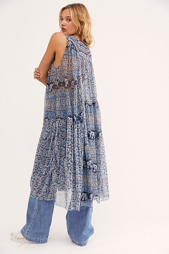 Free People The Wanderers Maxi Top