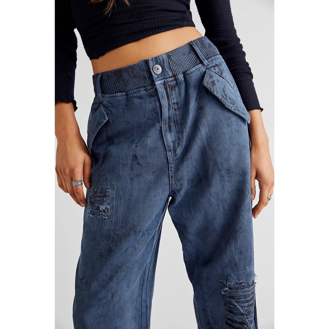 Free People Freddie Distressed Pants