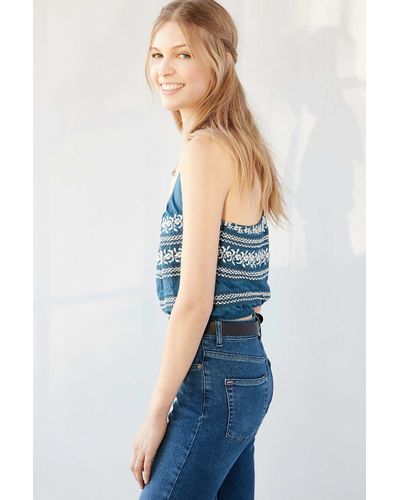 Ecote Urban Outfitters Cara Cami 刺绣背心 S