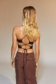 Urban Outfitters UO Mariah Sequin Strappy Cropped Top