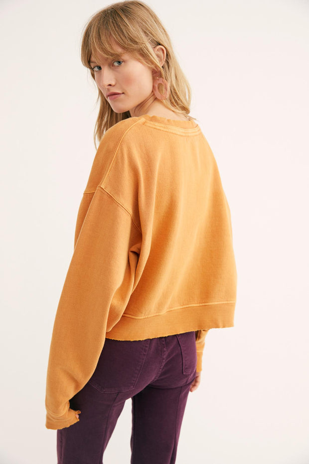 Free People Cool Rider Pullover Top