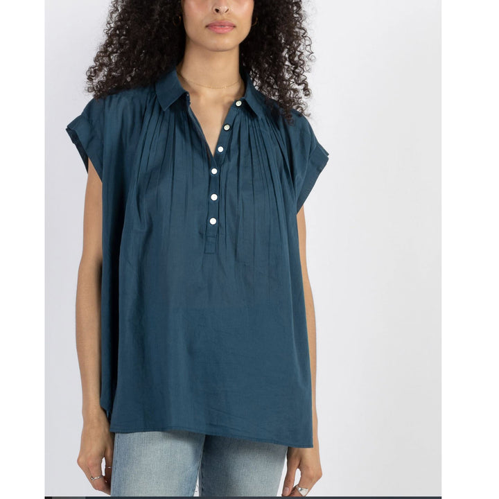 Nili Lotan Normandy Shirt Tunic Top