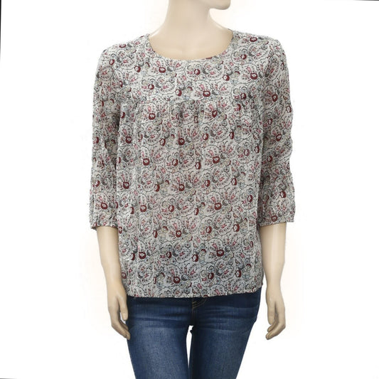Bonpoint Women's Floral Printed Blouse Top