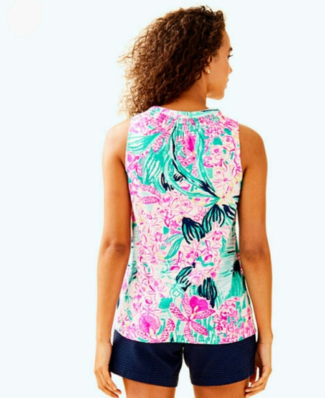 Lilly Pulitzer Essie Tank Blouse Top