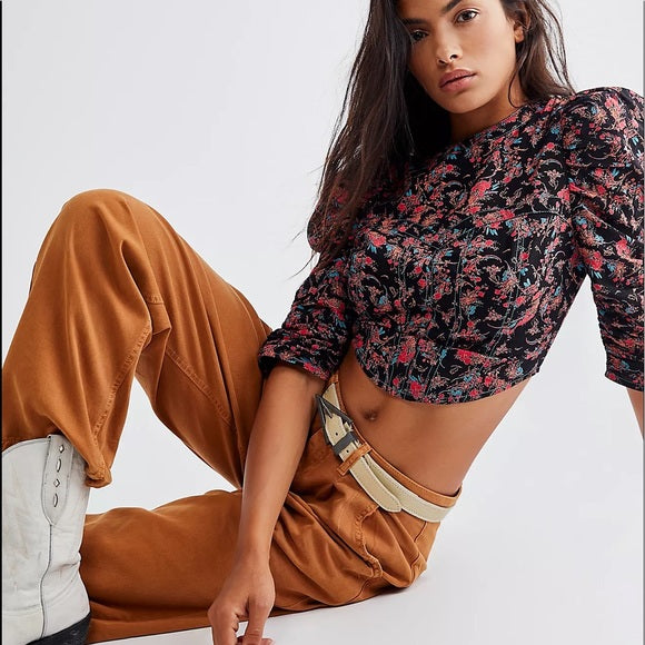 Free People Monica Cropped Top