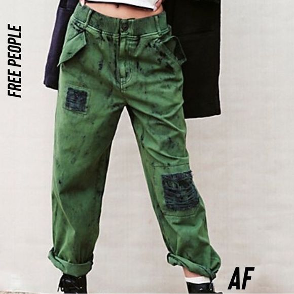Free People Freddie Distressed Pants