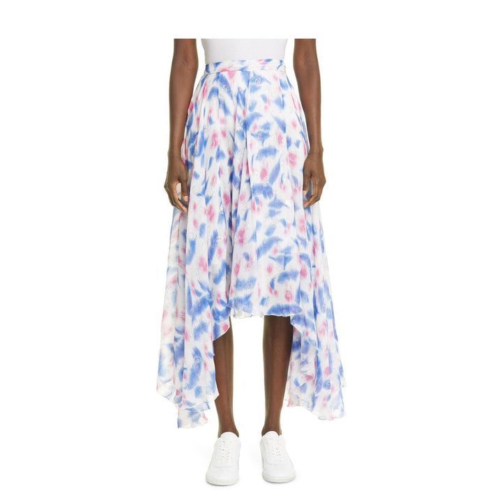 Isabel Marant Étoile Namoni Metallic Fil Coupé Handkerchief Skirt