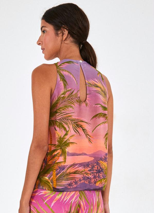 Farm Rio Anthropologie Sossego Tank Blouse Top