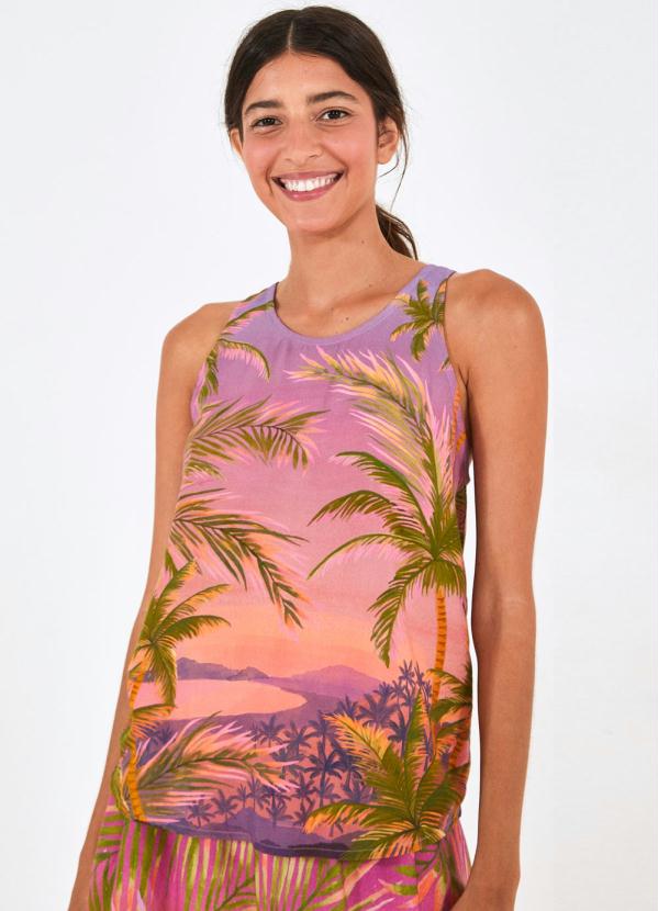 Farm Rio Anthropologie Sossego Tank Blouse Top