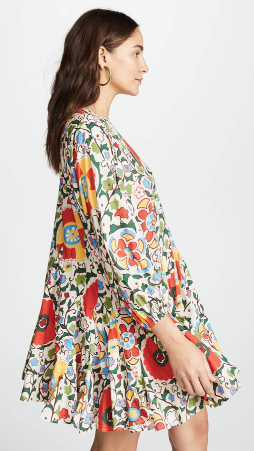 Rhode Resort Ella Cotton-Poplin Tunic Mini Dress