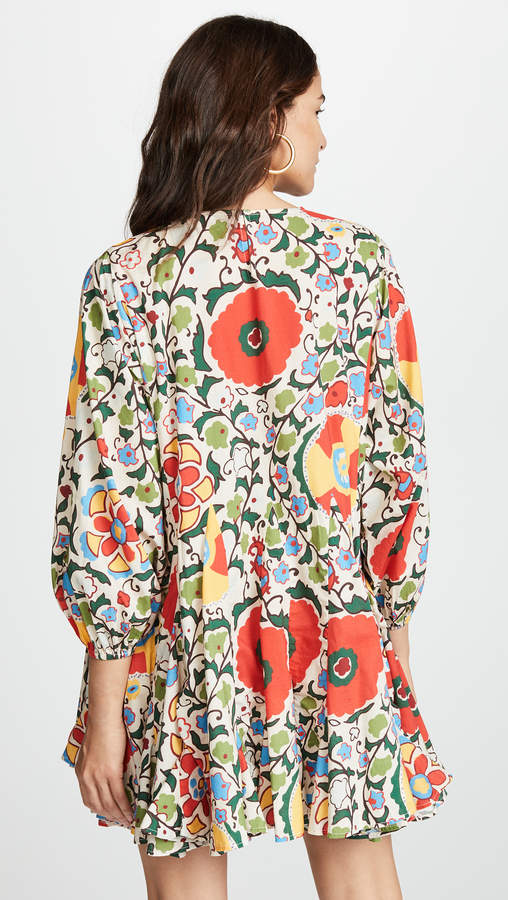 Rhode Resort Ella Cotton-Poplin Tunic Mini Dress