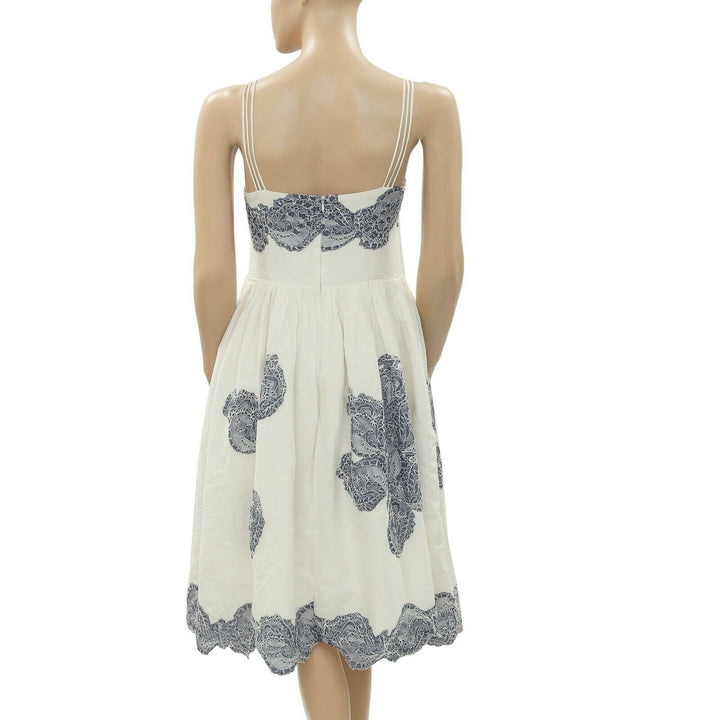 Monsoon Lace Embroidered Slip Dress
