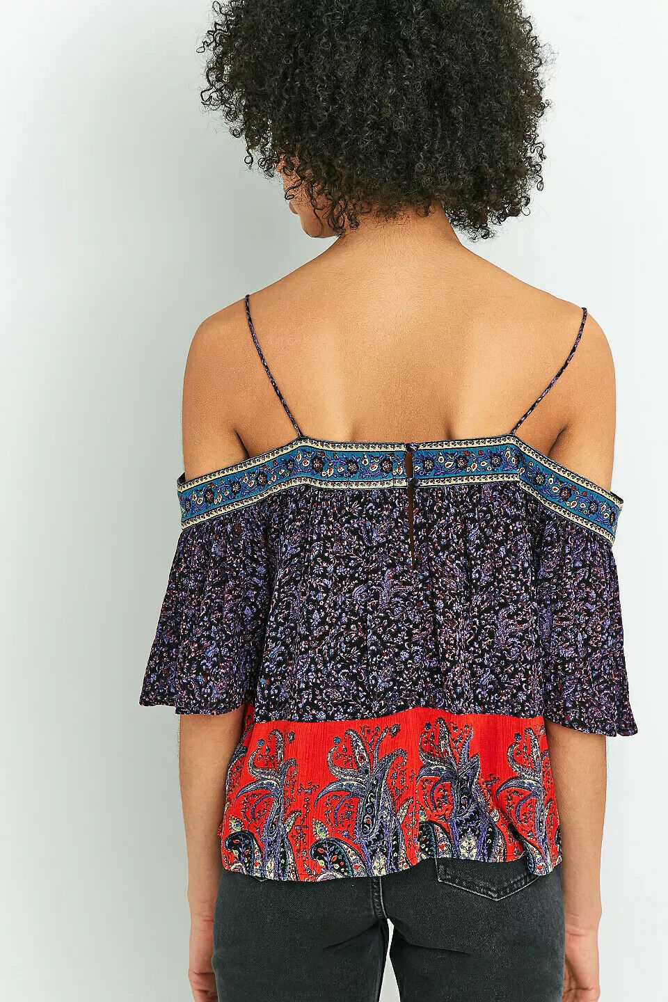 Pins & Needles Urban Outfitters Printed Blouse Top