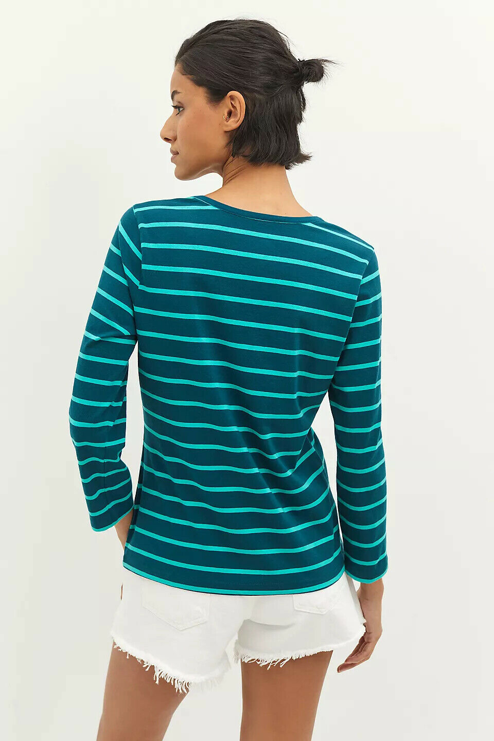 Daily Practice by Anthropologie Scoop Neck Tee Blouse Top L