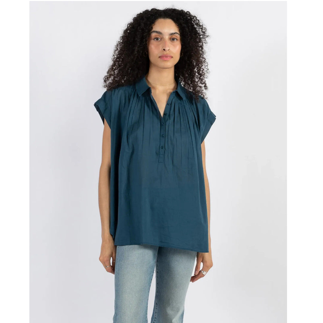 Nili Lotan Normandy Shirt Tunic Top