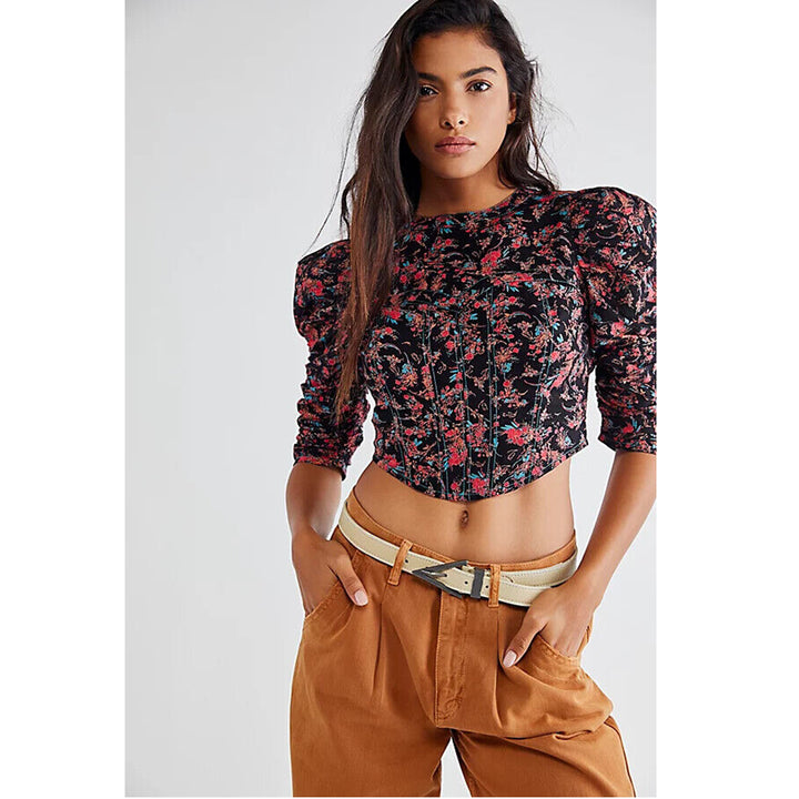 Free People Monica Cropped Top