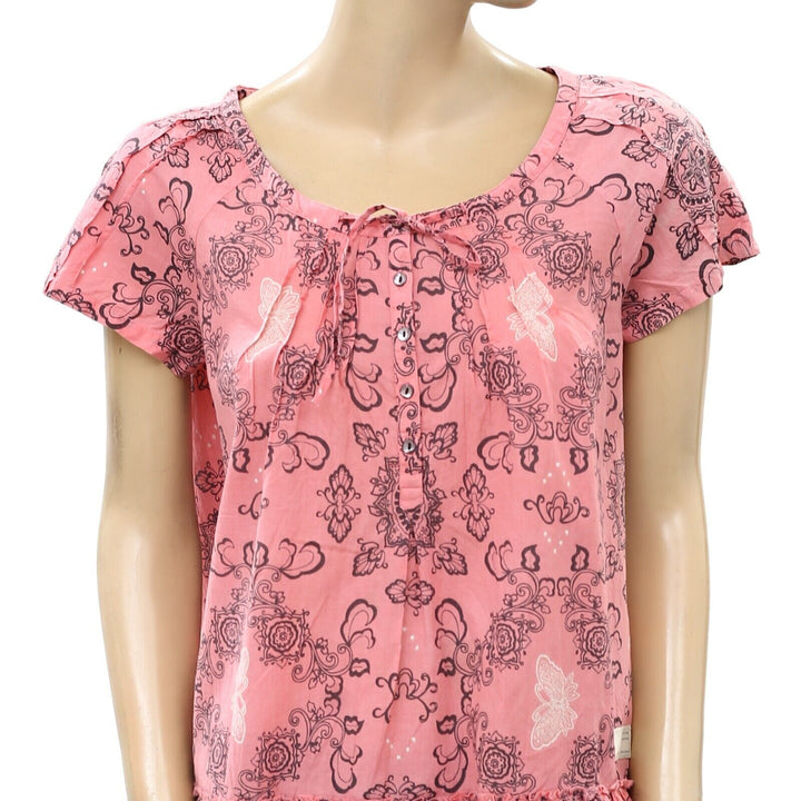 Odd Molly Anthropologie Floral Printed Blouse Top