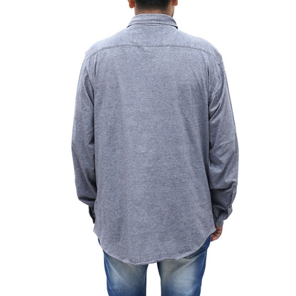 BONOBOS 修身纽扣灰色“HAWAIIAN”男式衬衫 M