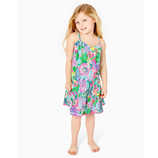 Lilly Pulitzer Kids Girls Tammie Slip Swing Dress