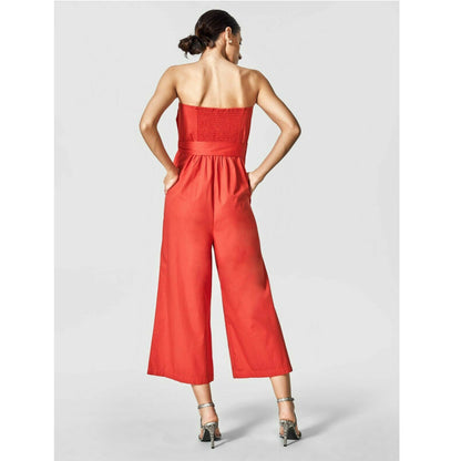 The Label Life Scarlet Tube Red Jumpsuit