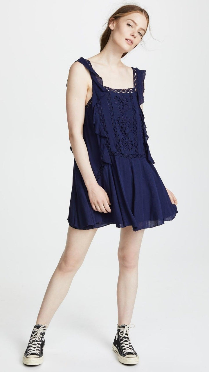 Free People FP One Priscilla Embroidered Dress