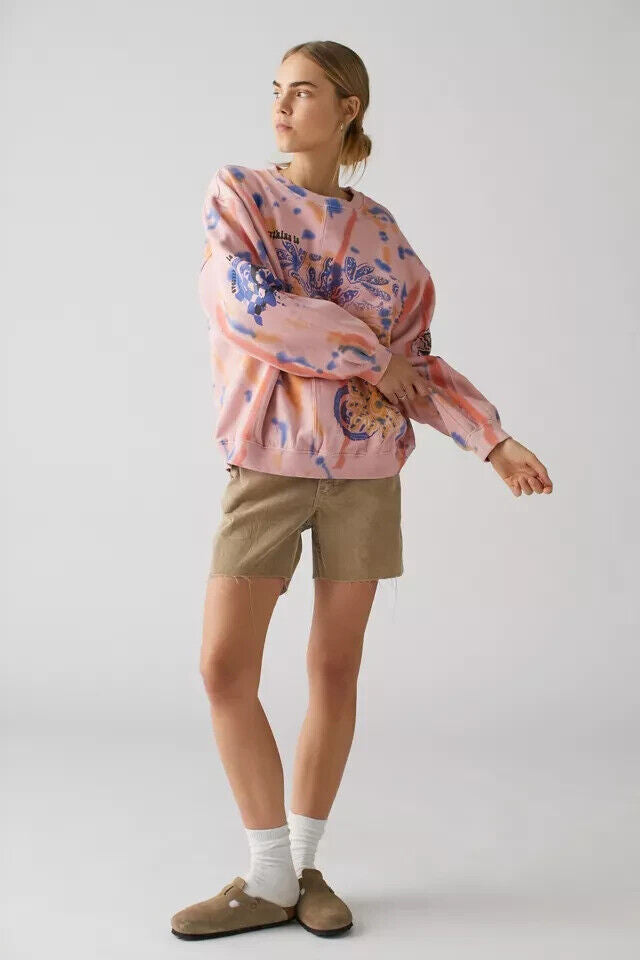 Urban Outfitters UO Everything Is Connected Crew Neck Sweatshirt Top