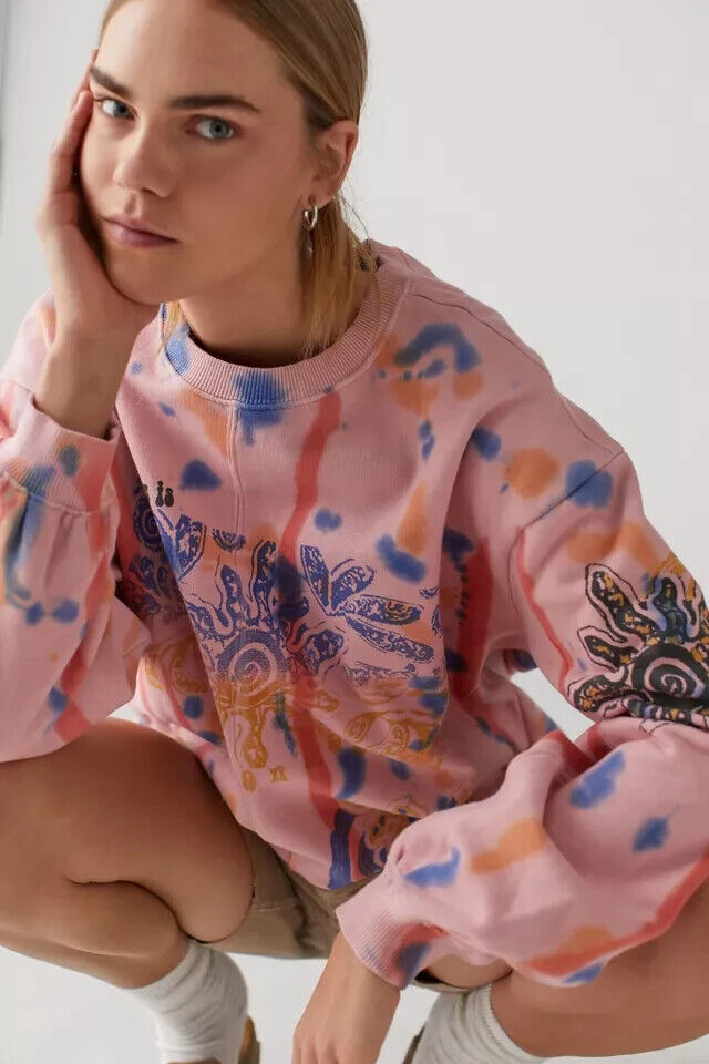 Urban Outfitters UO Everything Is Connected Crew Neck Sweatshirt Top