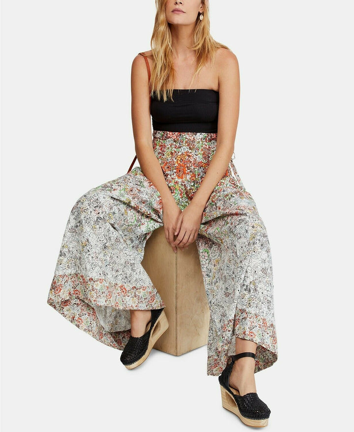 Free People Sugar Magnolia Floral-Print Pants