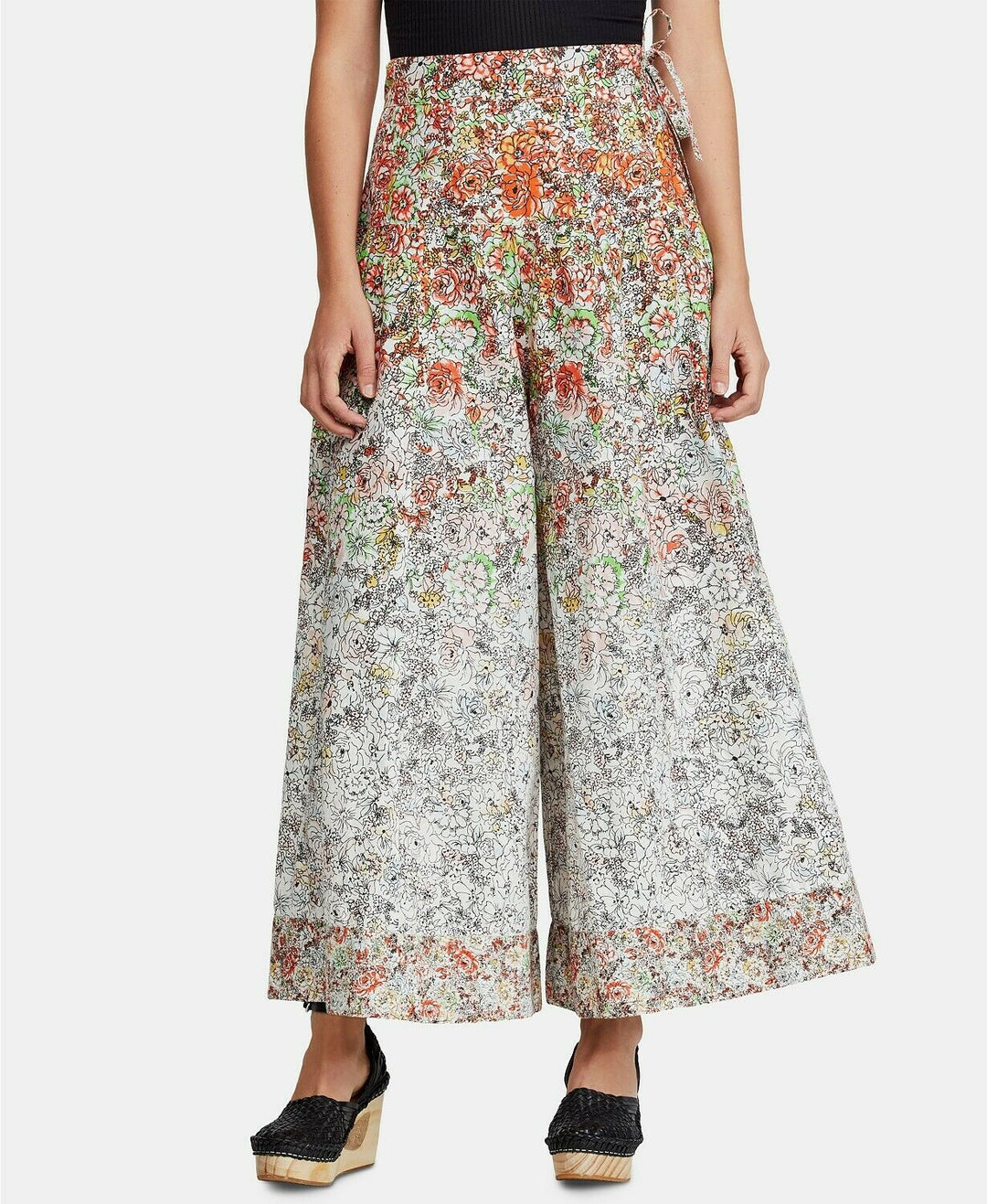 Free People Sugar Magnolia Floral-Print Pants