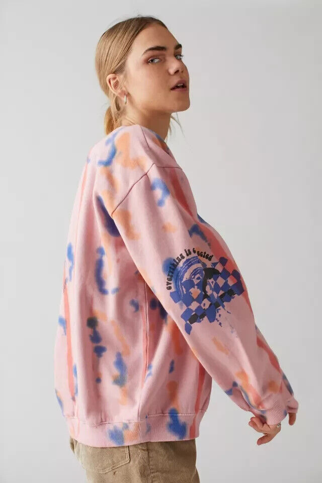 Urban Outfitters UO Everything Is Connected Crew Neck Sweatshirt Top