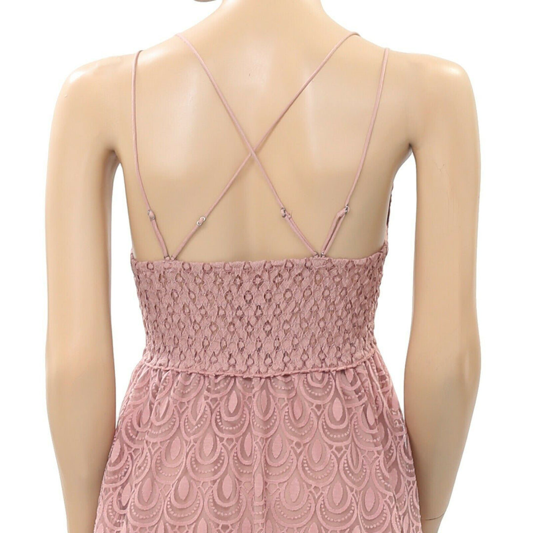 Free People FP One "Adella" Burnout Slip Dress White Chocolate Couture Free People FP One "Adella" Burnout Slip Dress White Chocolate Couture