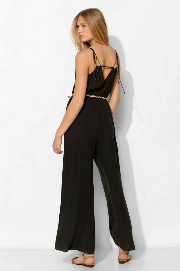 Ecote Urban Outfitters Gauze Double-Strap Jumpsuit