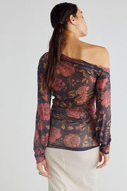 Free People Printed All Day Convertible Dress Top