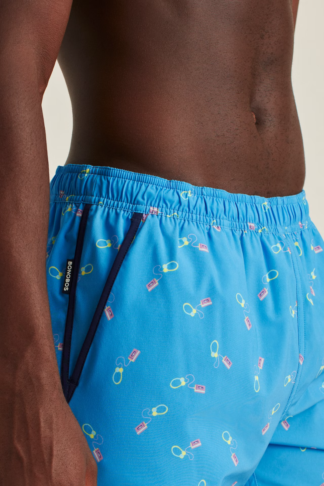 Bonobos Throwback Swim Trunks Mixed Tapes Printed Shorts