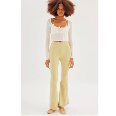 Out From Under Urban Outfitters Aria Seamed Flare Pants