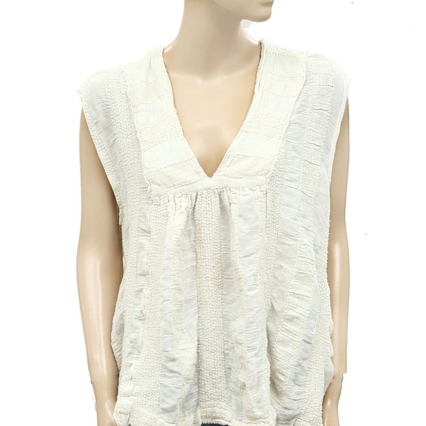 Free People Endless Summer Ivory Tank Tunic Top