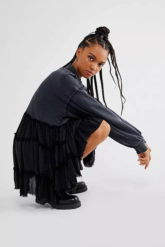 Free People We The Free Pixie Sweatshirt Mini Dress